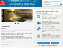 Tablet Screenshot of decitrepro.fr